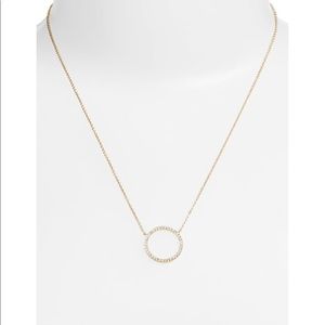Nadri Circle Pendant Necklace